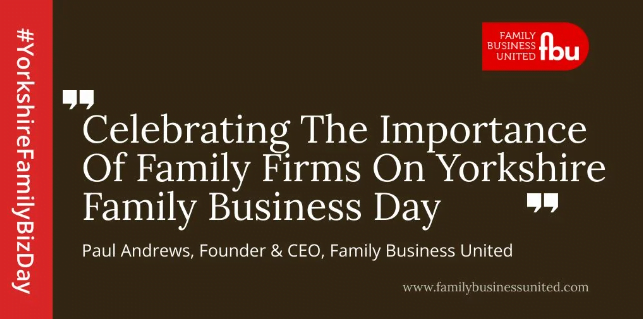 Yorkshire Family Business Day Graphic