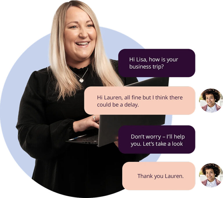 Support from real travel experts, whenever, wherever you need it